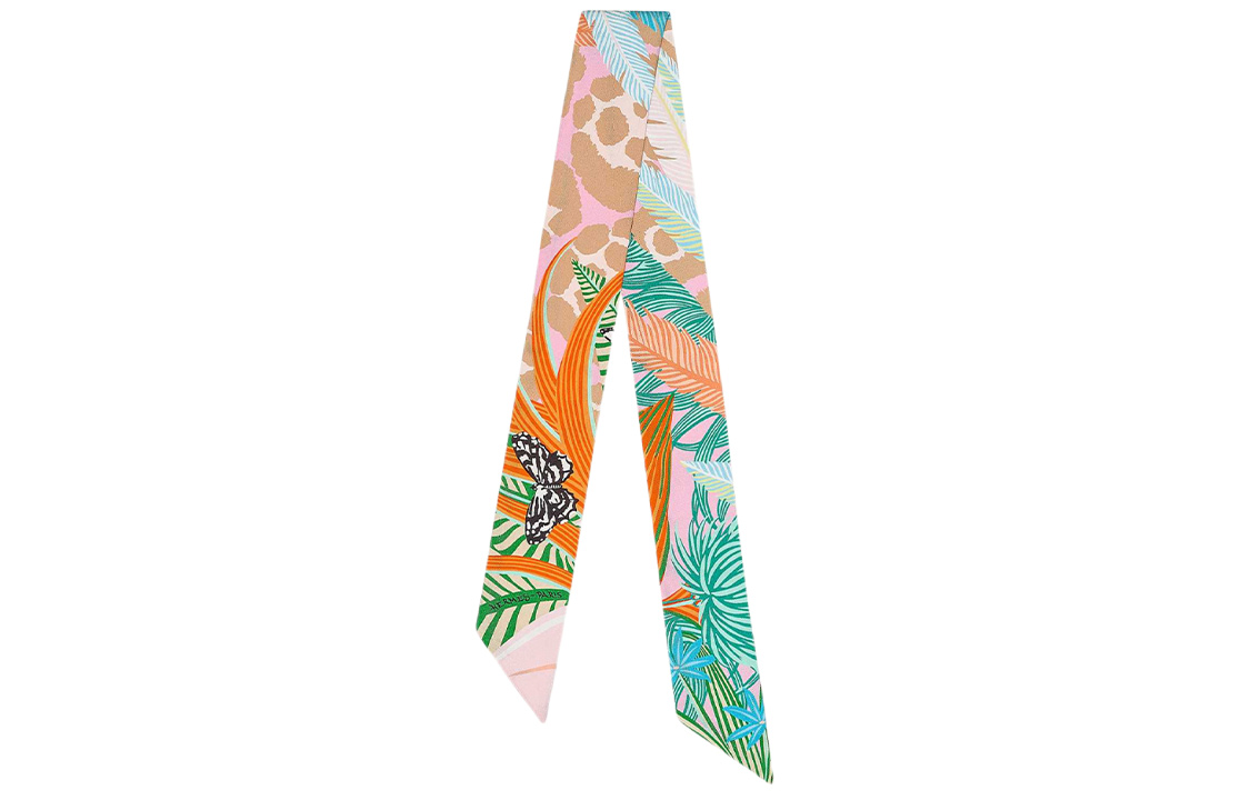 Шёлковый шарф Twilly унисекс оранжевый HERMES 
Шёлковый шарф Twilly унисекс оранжевый HERMES