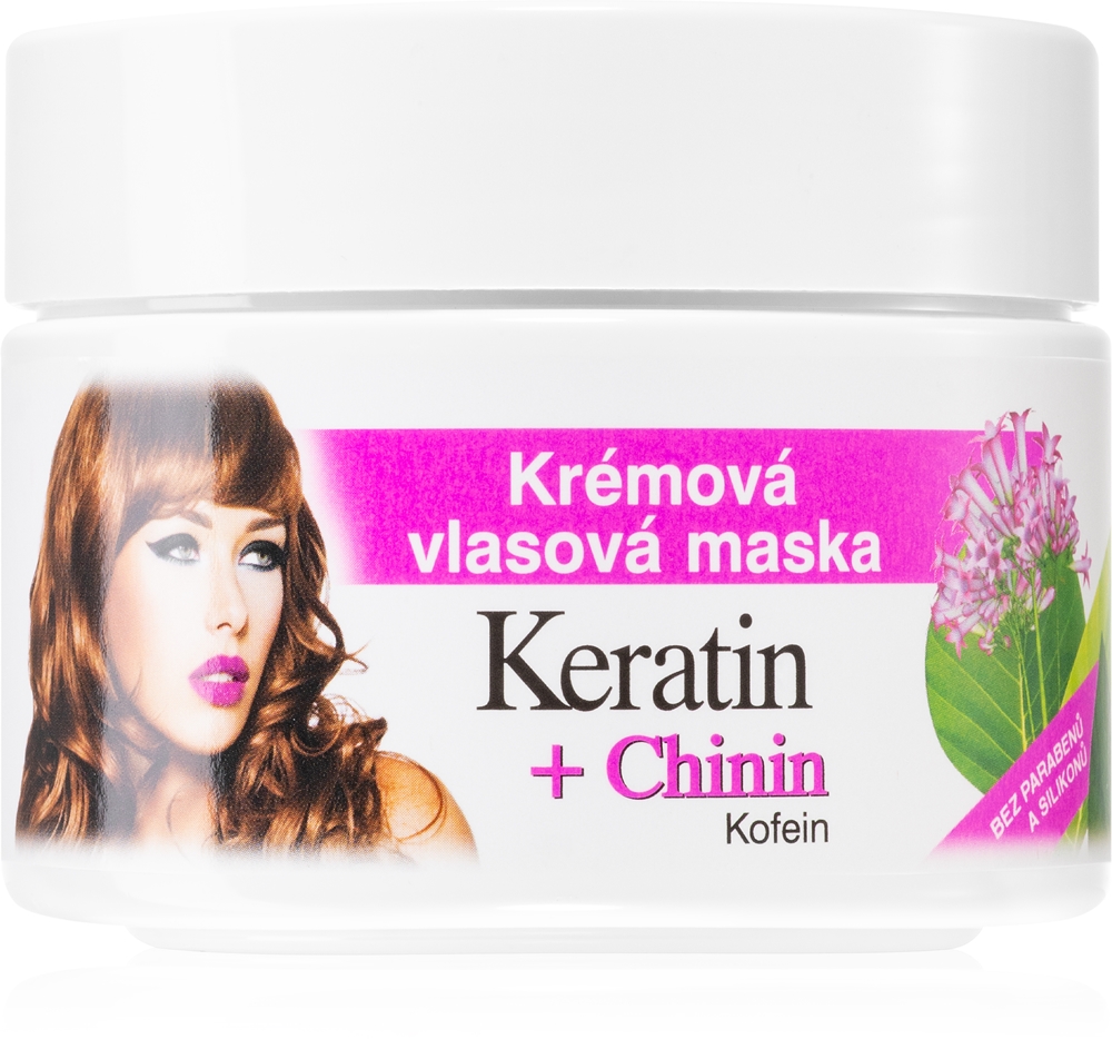 Кремовая маска для волос с кератином и хинином Bione Cosmetics, 260 мл
Кремовая маска для волос с кератином и хинином Bione Cosmetics, 260 мл