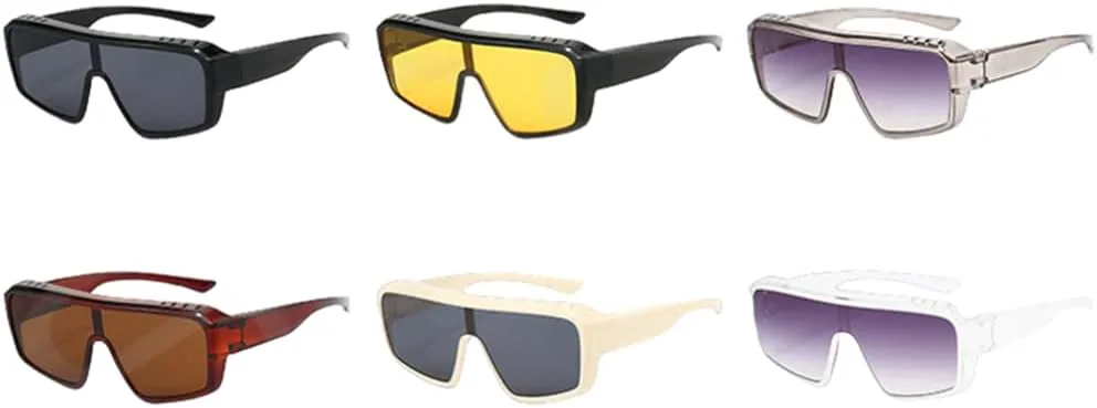 Ретро большие женские ветрозащитные очки, солнцезащитные очки, модный цельный костюм, мужские очки для активного отдыха, панк, градиент VRTRFFTR, Black Grey
Ретро большие женские ветрозащитные очки, солнцезащитные очки, модный цельный костюм, мужские очки для активного отдыха, панк, градиент VRTRFFTR, Black Grey