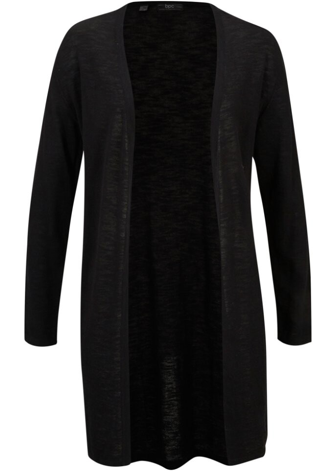 Длинный кардиган открытый Bpc Bonprix Collection, черный
Длинный кардиган открытый Bpc Bonprix Collection, черный