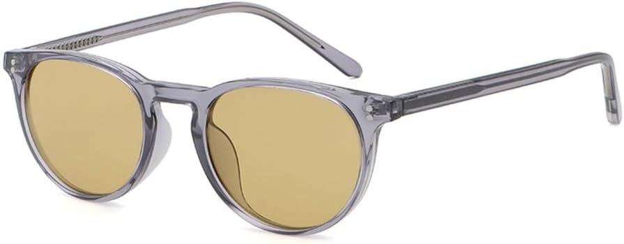 Модные солнцезащитные очки для женщин, зеленые, серые, коричневые, из ацетата, круглые, солнцезащитные очки для мужчин, защита от ультрафиолета UV400, летний стиль, унисекс WNCKSQ, Grey With Orange
Модные солнцезащитные очки для женщин, зеленые, серые, коричневые, из ацетата, круглые, солнцезащитные очки для мужчин, защита от ультрафиолета UV400, летний стиль, унисекс WNCKSQ, Grey With Orange