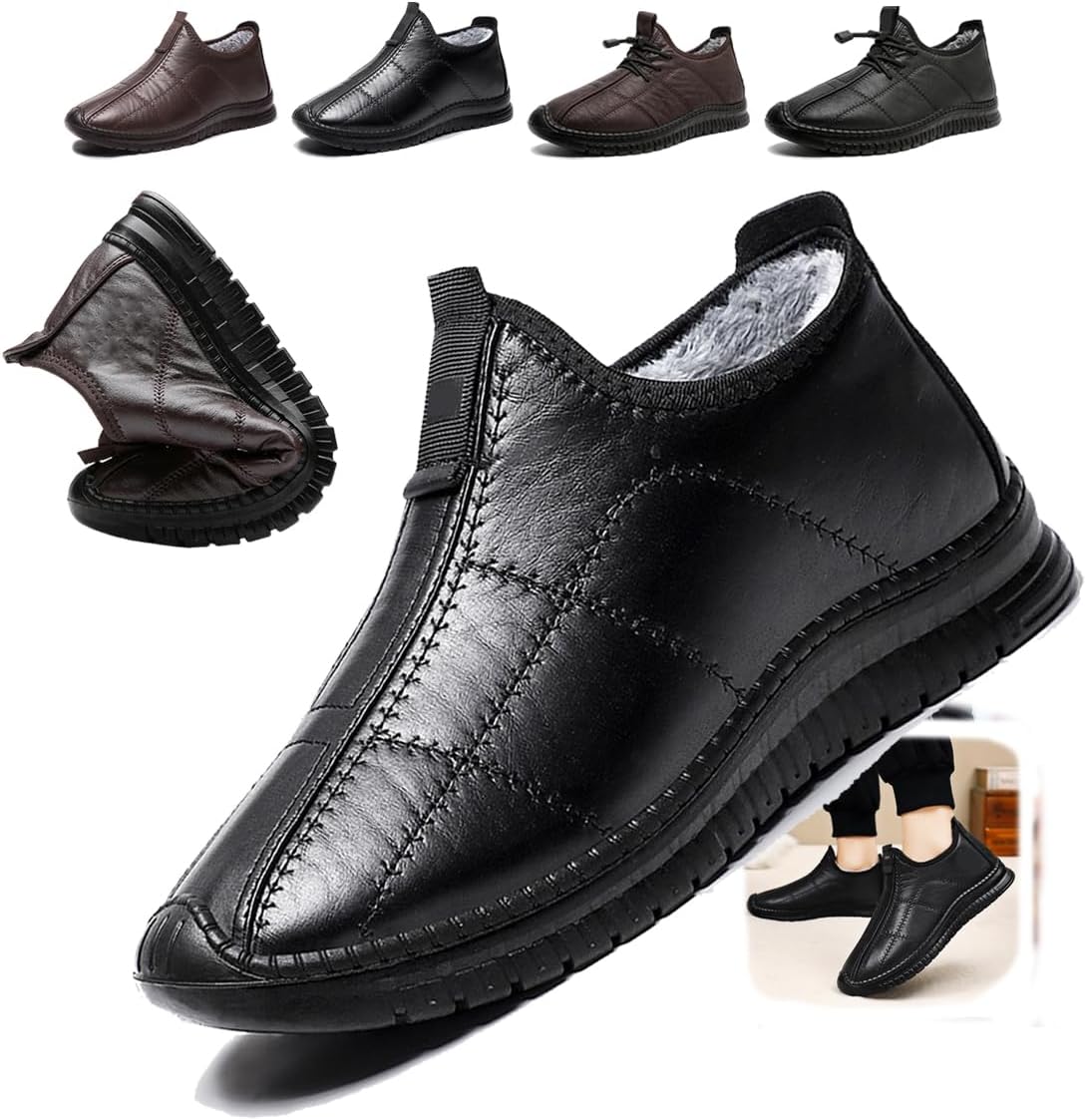 Мужские зимние ботинки, утепленные флисом, с высокой и невысокой посадкой, водонепроницаемые с противоскользящей подошвой из ПУ, для работы на улице, походов, холодной погоды и повседневной носки Generic, черный
Мужские зимние ботинки, утепленные флисом, с высокой и невысокой посадкой, водонепроницаемые с противоскользящей подошвой из ПУ, для работы на улице, походов, холодной погоды и повседневной носки Generic, черный