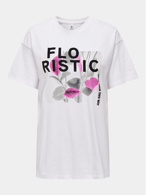 Футболка стандартного кроя Only, белый
Футболка стандартного кроя Only, белый