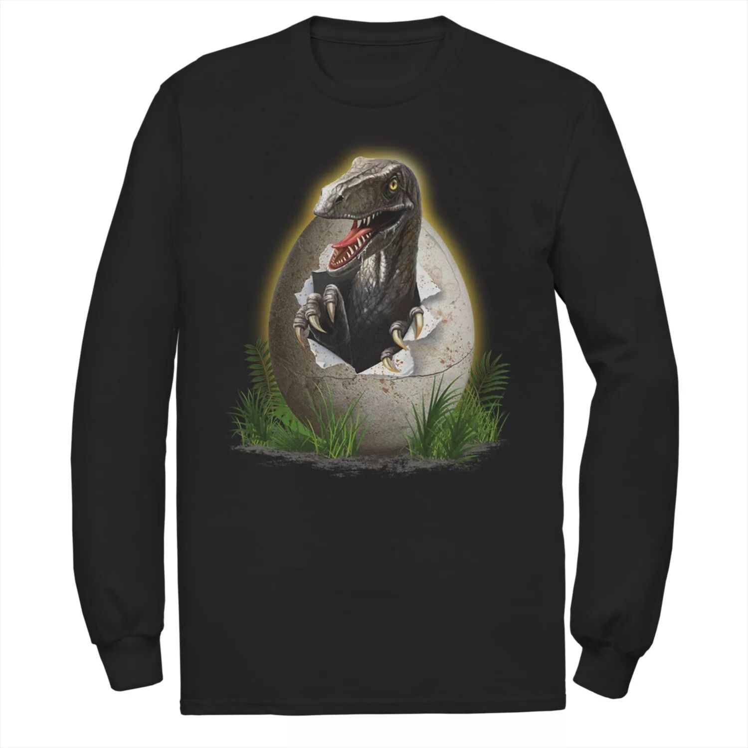 Мужская футболка с длинными рукавами и рисунком «Парк Юрского периода Raptor Breaking The Egg» Jurassic World
Мужская футболка с длинными рукавами и рисунком «Парк Юрского периода Raptor Breaking The Egg» Jurassic World