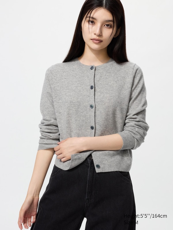 Короткий кардиган из 100% кашемира Uniqlo, 03 grey
Короткий кардиган из 100% кашемира Uniqlo, 03 grey