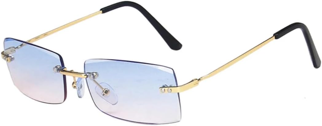 Солнцезащитные очки с защитой UV400 | Малые безободковые линзы с градиентом | Для женщин и мужчин | Для занятий спортом на открытом воздухе и вождения DSVIGF, Bluepink
Солнцезащитные очки с защитой UV400 | Малые безободковые линзы с градиентом | Для женщин и мужчин | Для занятий спортом на открытом воздухе и вождения DSVIGF, Bluepink