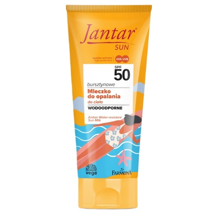 Jantar Sun Amber водостойкое молочко для загара Spf 50 200 мл Farmona
Jantar Sun Amber водостойкое молочко для загара Spf 50 200 мл Farmona
