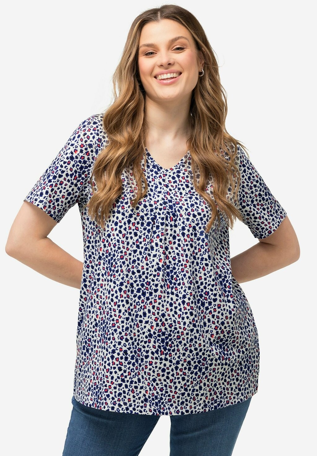 Футболка с принтом COLORFUL LEOPARD SHORT SLEEVE Ulla Popken, синий
Футболка с принтом COLORFUL LEOPARD SHORT SLEEVE Ulla Popken, синий