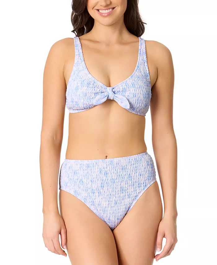 Плавки-шорты для юниоров с высокой талией и топ-бикини Salt + Tie-Front Salt + Cove, синий
Плавки-шорты для юниоров с высокой талией и топ-бикини Salt + Tie-Front Salt + Cove, синий