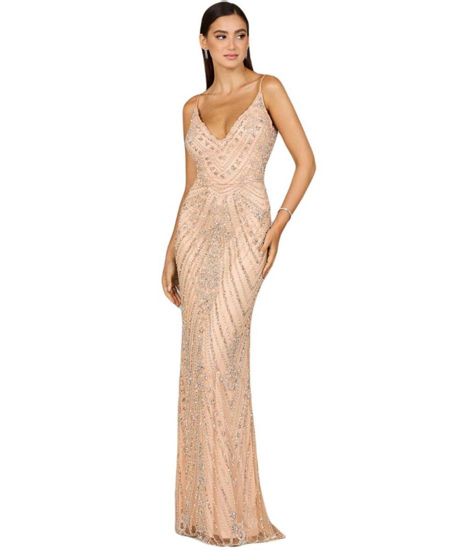 Женское платье на тонких бретелях, расшитое бисером Lara, Blush
Женское платье на тонких бретелях, расшитое бисером Lara, Blush