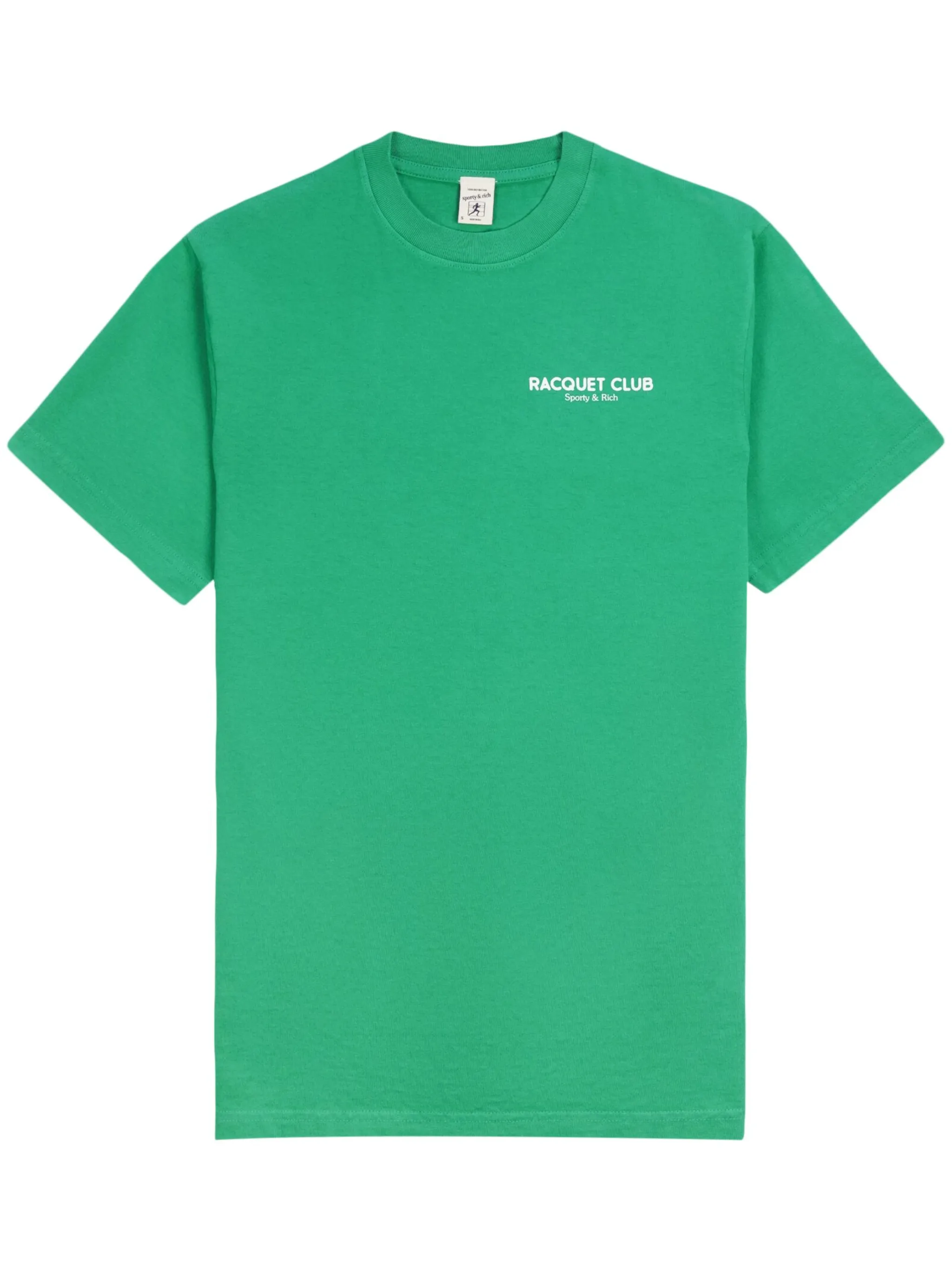 Футболка Racquet Club с логотипом Sporty & Rich, зеленый
Футболка Racquet Club с логотипом Sporty & Rich, зеленый