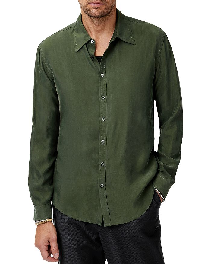 Рубашка с пуговицами Мартина John Varvatos, зеленый
Рубашка с пуговицами Мартина John Varvatos, зеленый