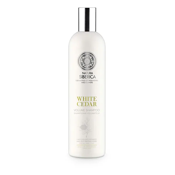 Шампунь для объема White Cedar Volume Shampoo Natura Siberica, 400 ml
Шампунь для объема White Cedar Volume Shampoo Natura Siberica, 400 ml