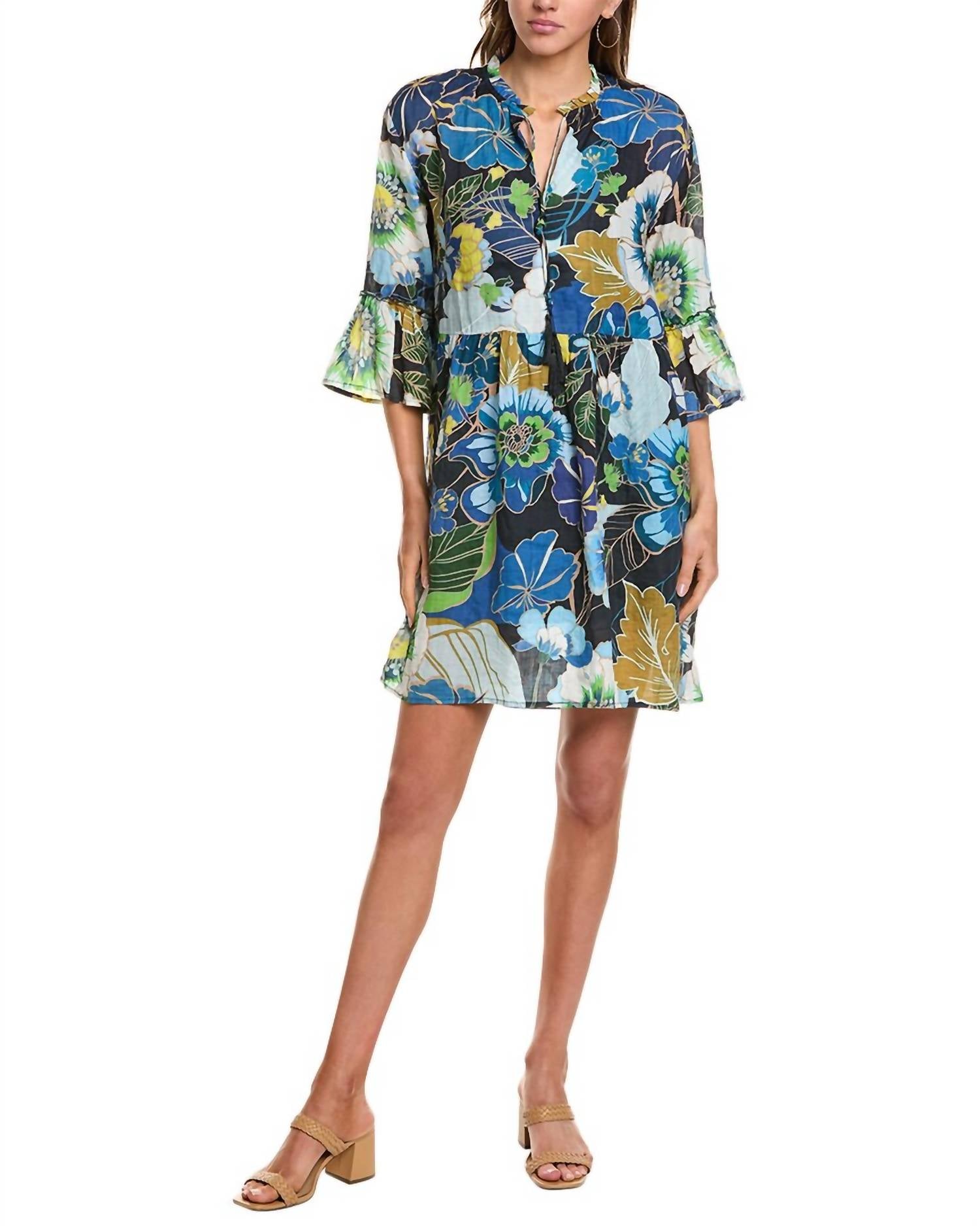 Платье мини Jenn High Low в сине-зеленом цвете Johnny Was
Платье мини Jenn High Low в сине-зеленом цвете Johnny Was