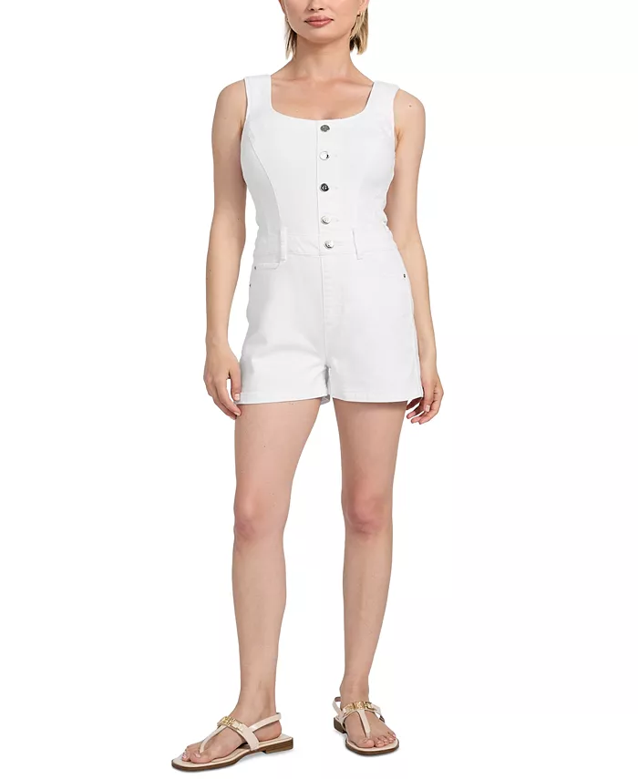 Женский джинсовый комбинезон без рукавов Sunni GUESS, белый
Женский джинсовый комбинезон без рукавов Sunni GUESS, белый