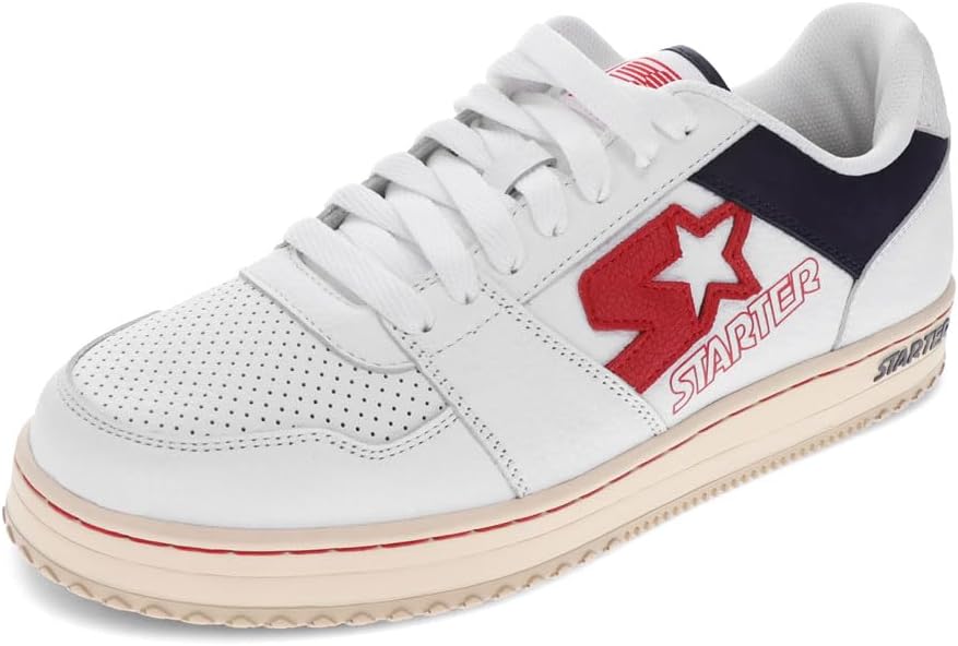 Мужские кеды Starter LFS 1 Vintage из натуральной кожи на шнуровке, белый/красный/синий/темно-синий
Мужские кеды Starter LFS 1 Vintage из натуральной кожи на шнуровке, белый/красный/синий/темно-синий