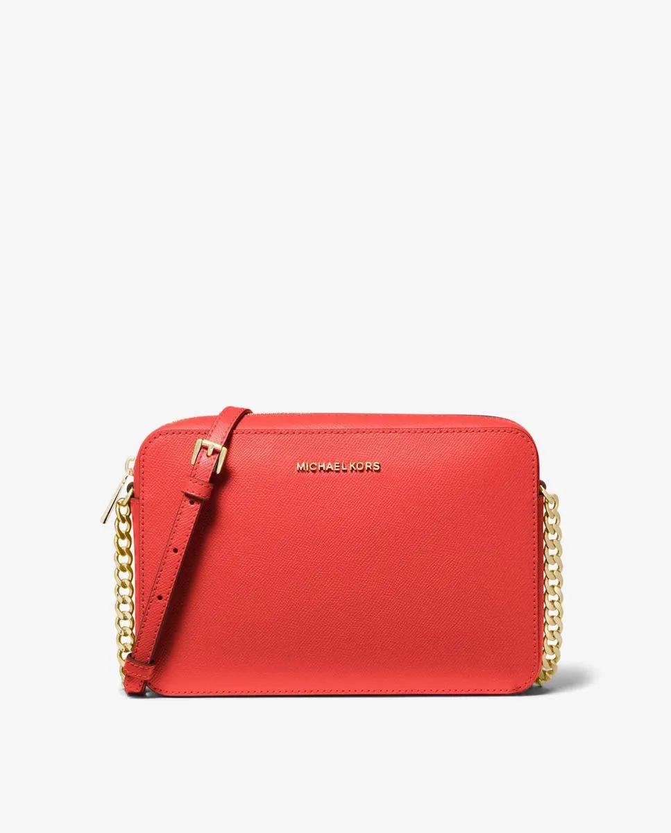 Jet Set женская кожаная сумка через плечо с регулируемым ремешком Michael Michael Kors, красный
Jet Set женская кожаная сумка через плечо с регулируемым ремешком Michael Michael Kors, красный