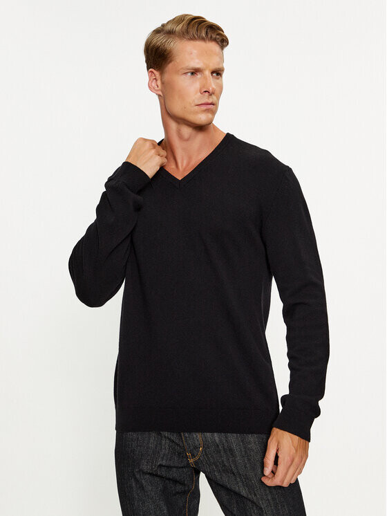 Свитер обычного кроя United Colors Of Benetton, черный 
Свитер обычного кроя United Colors Of Benetton, черный