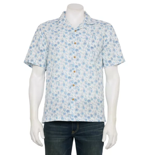 Мужская рубашка сирсакер с коротким рукавом Tricots St Raphael, цвет blue print
Мужская рубашка сирсакер с коротким рукавом Tricots St Raphael, цвет blue print