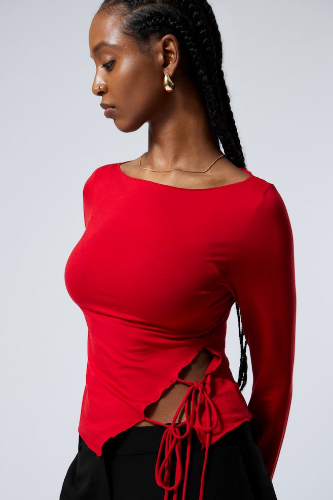 Топ с завязками по бокам Weekday, красный
Топ с завязками по бокам Weekday, красный