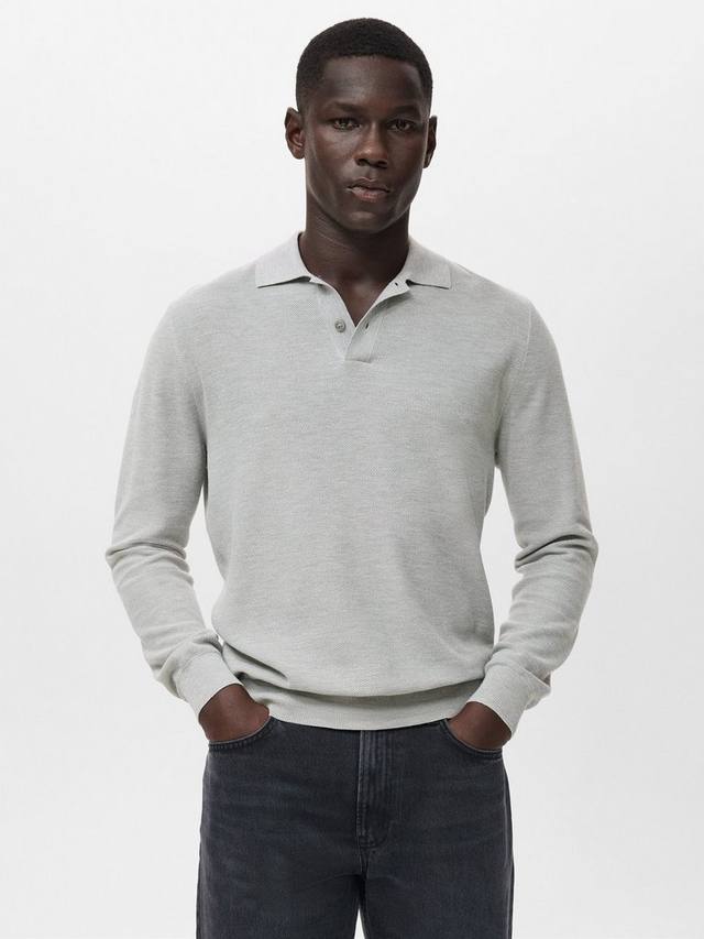 Длинный рукав поло теннисная футболка Mango, Medium Grey
Длинный рукав поло теннисная футболка Mango, Medium Grey