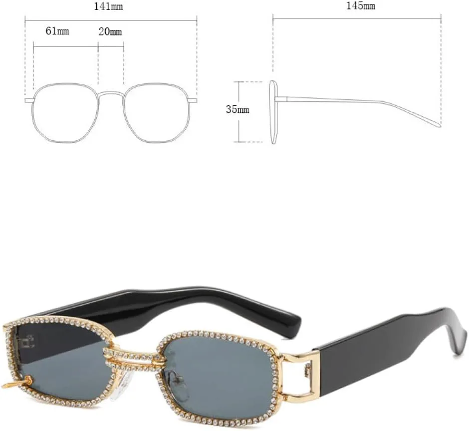 Солнцезащитные очки LVTFCO маленького прямоугольного размера для женщин и мужчин, ретро-очки, защита от УФ-излучения UV400, летние очки для путешествий, C2 Gold Black
Солнцезащитные очки LVTFCO маленького прямоугольного размера для женщин и мужчин, ретро-очки, защита от УФ-излучения UV400, летние очки для путешествий, C2 Gold Black