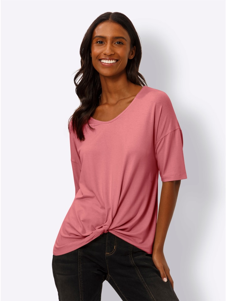 Рубашка с короткими рукавами в цвете фламинго Heine
Рубашка с короткими рукавами в цвете фламинго Heine