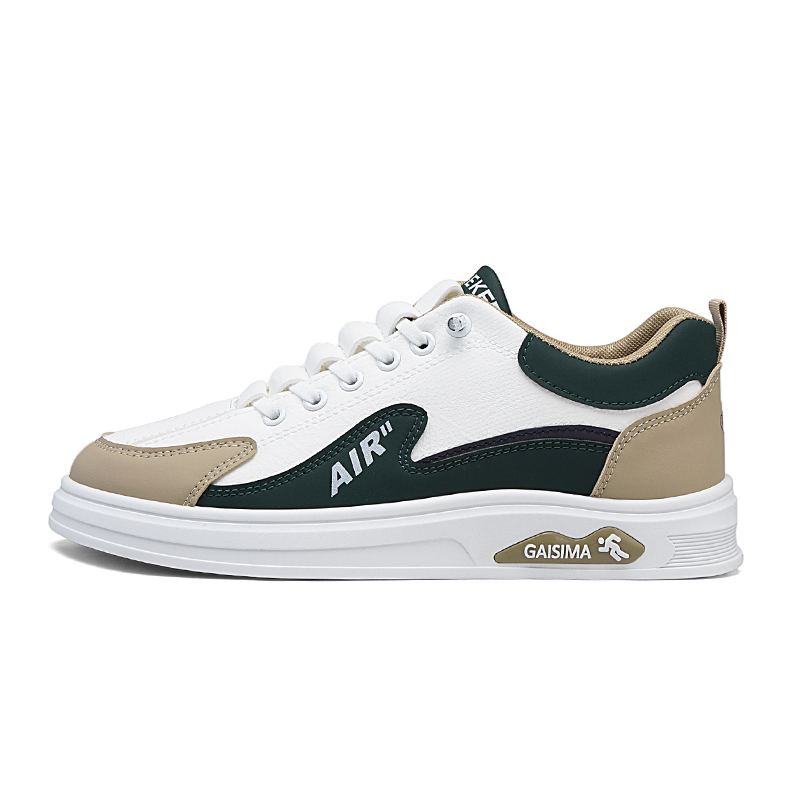 GAISIMA Скользоустойчивые мужские скейтерские кеды низкие бело-зеленые, цвет White Green
GAISIMA Скользоустойчивые мужские скейтерские кеды низкие бело-зеленые, цвет White Green