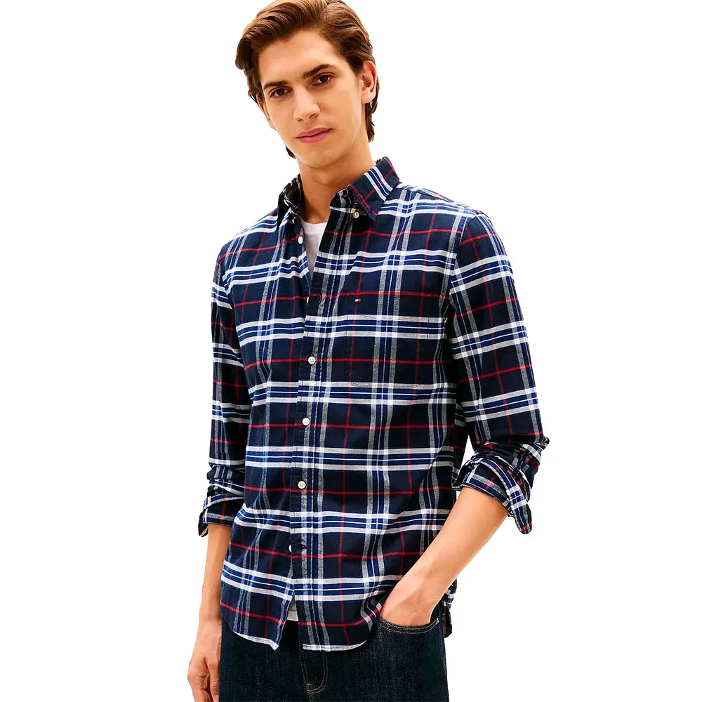 Рубашка с длинным рукавом Tommy Hilfiger Brushed Oxford Check Regular Fit, синий
Рубашка с длинным рукавом Tommy Hilfiger Brushed Oxford Check Regular Fit, синий