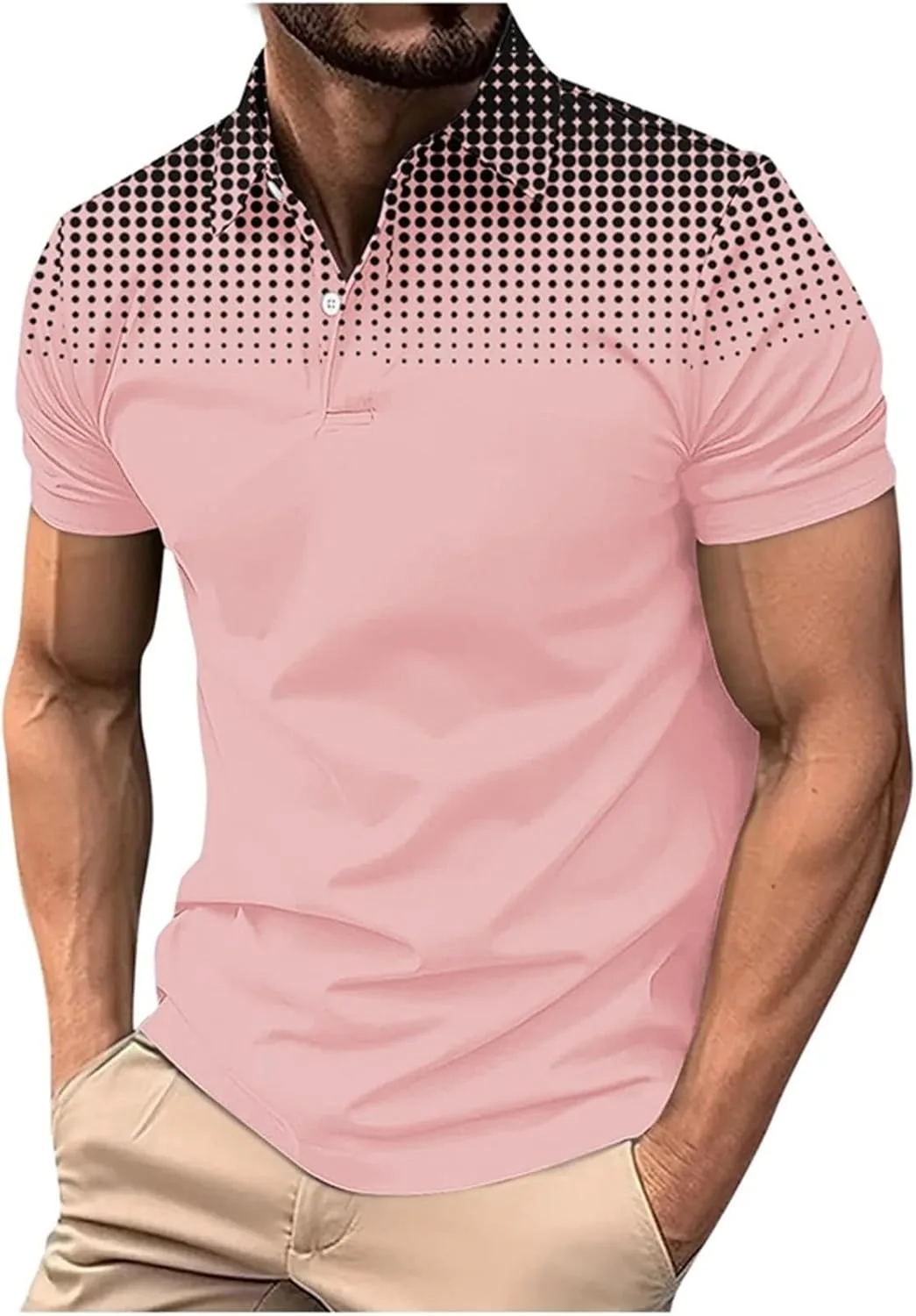 Мужская рубашка Casual Button Down Short Sleeve Polo Lmdudan
Мужская рубашка Casual Button Down Short Sleeve Polo Lmdudan