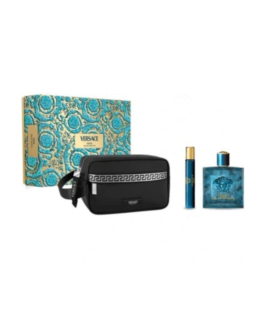 Versace, Eros, парфюмерный набор, 2 шт. + косметичка
Versace, Eros, парфюмерный набор, 2 шт. + косметичка