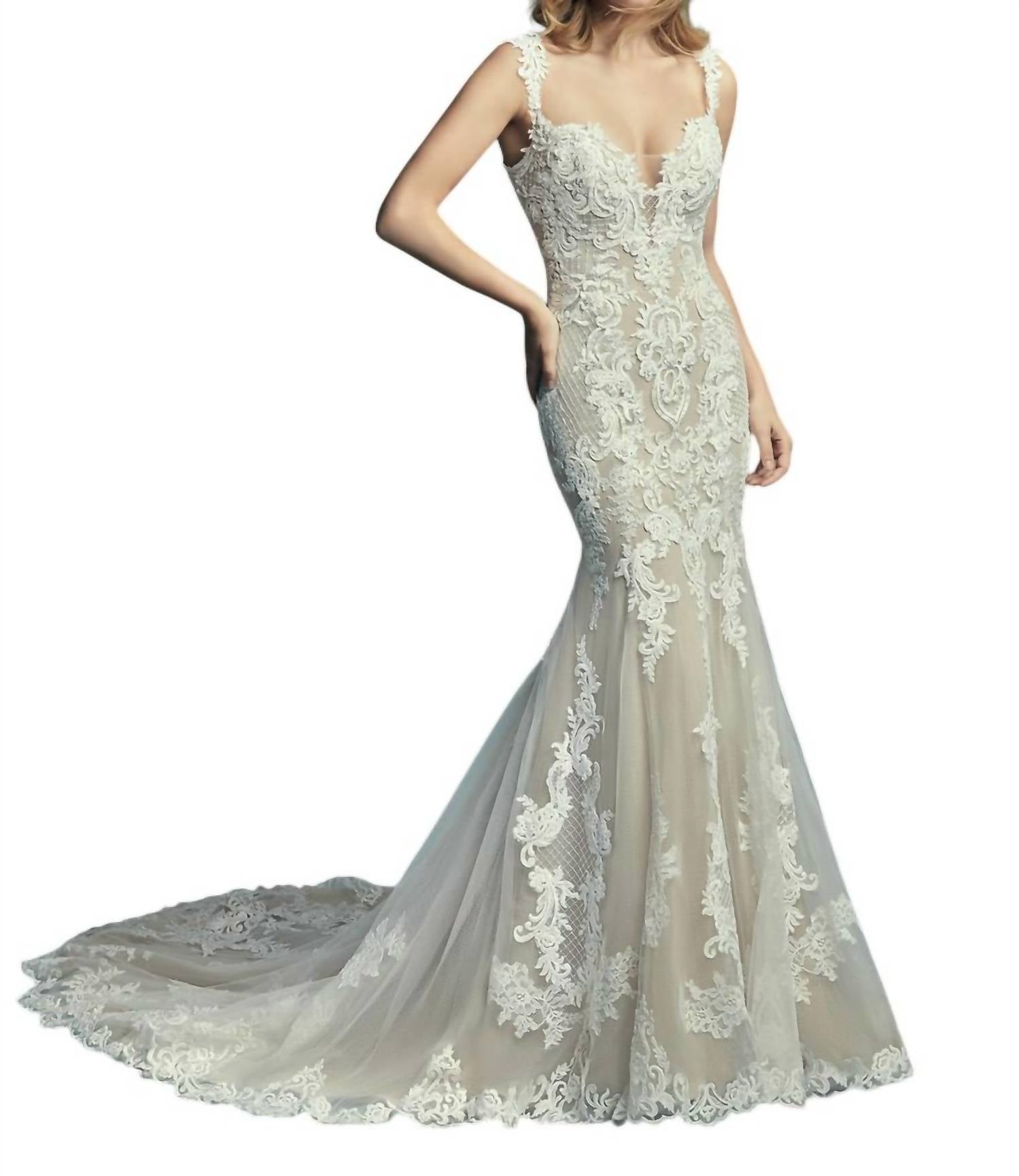 Свадебное платье Эбби цвета слоновой кости поверх телесного цвета Maggie Sottero
Свадебное платье Эбби цвета слоновой кости поверх телесного цвета Maggie Sottero