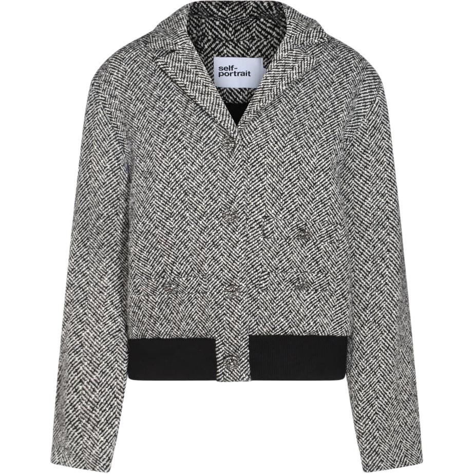 Self-portrait Херрингбоун Бомбер, Gray
Self-portrait Херрингбоун Бомбер, Gray