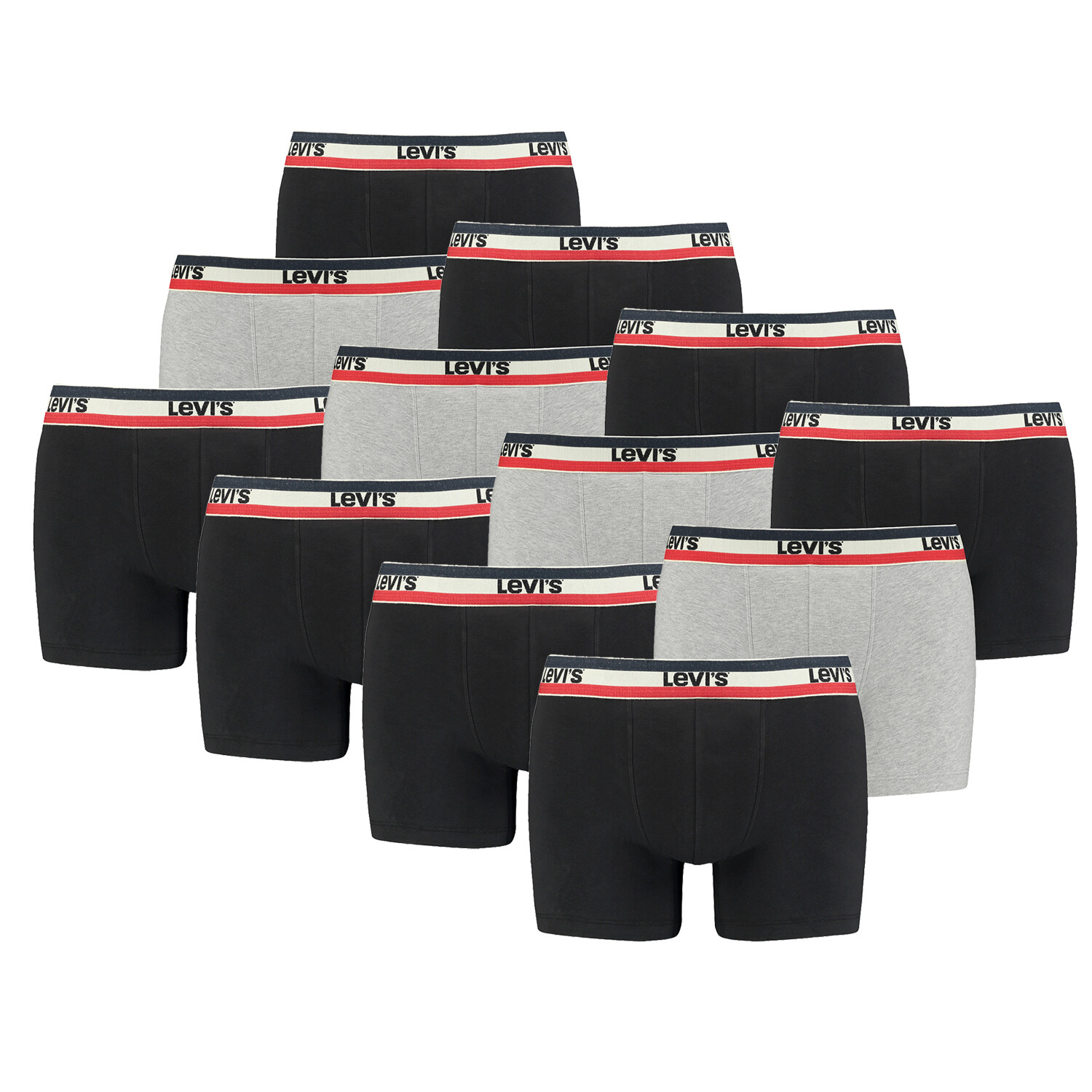 Боксеры Levi´s Boxershorts LEVIS Men Sprtswr Logo Boxer 12P, цвет Black / Grey Melange
Боксеры Levi´s Boxershorts LEVIS Men Sprtswr Logo Boxer 12P, цвет Black / Grey Melange