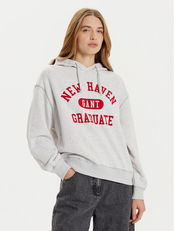 Толстовка обычного кроя Gant, серый
Толстовка обычного кроя Gant, серый