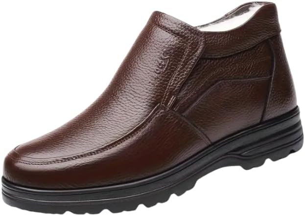 Мужские повседневные ботинки больших размеров, однотонные, устойчивые к износу и скольжению, на молнии или без застежки, с меховой подкладкой для прогулок на улице, осенью и зимой Azttoztto, коричневый
Мужские повседневные ботинки больших размеров, однотонные, устойчивые к износу и скольжению, на молнии или без застежки, с меховой подкладкой для прогулок на улице, осенью и зимой Azttoztto, коричневый