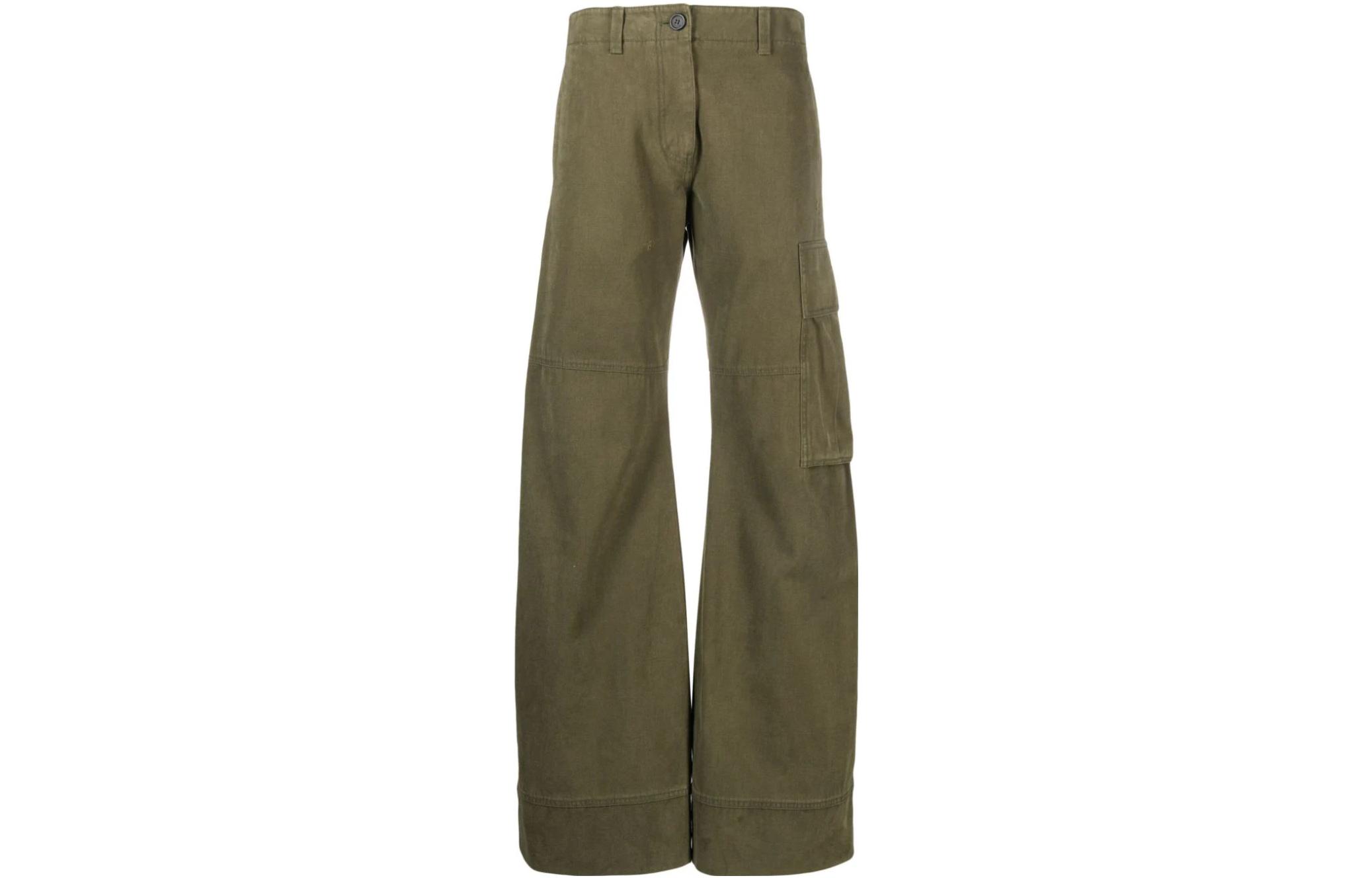 Женские карго-брюки зеленые WE11DONE
Женские карго-брюки зеленые WE11DONE