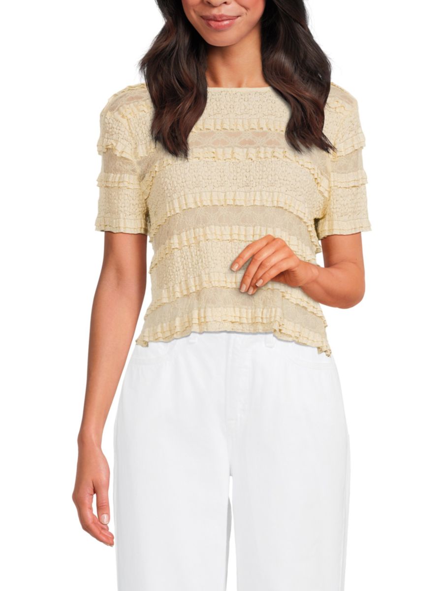 Топ из хлопковой смеси Riley Walter Baker, бежевый
Топ из хлопковой смеси Riley Walter Baker, бежевый