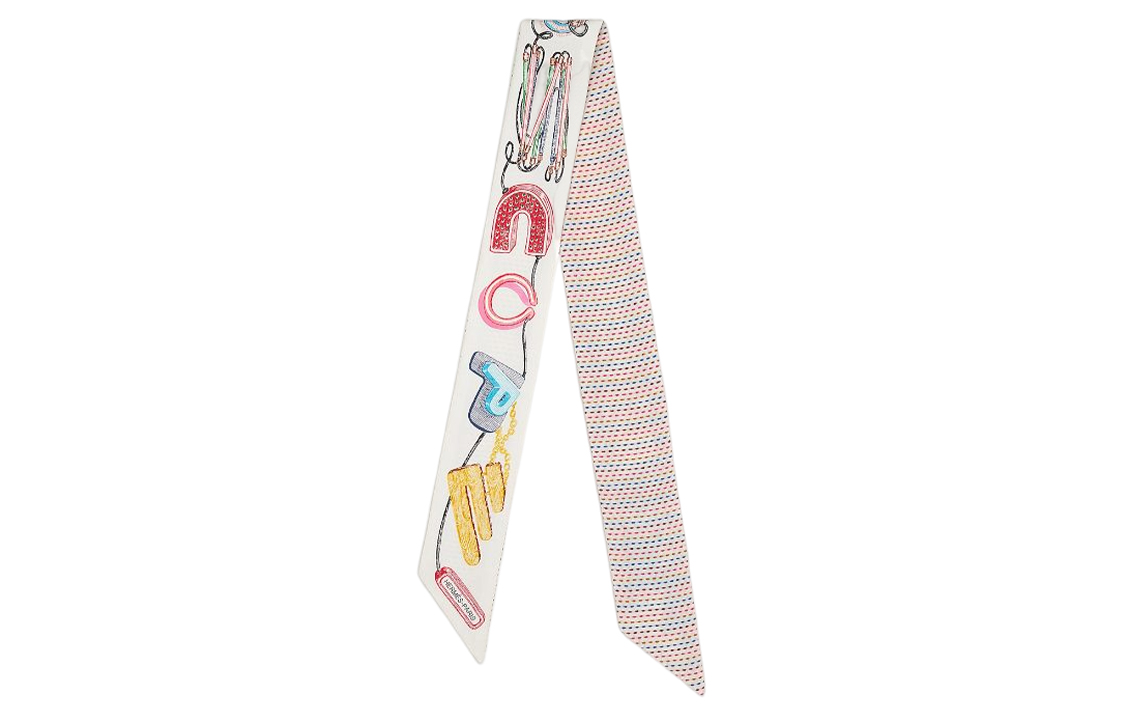 HERMES Шёлковый шарф, Multicolor 
HERMES Шёлковый шарф, Multicolor
