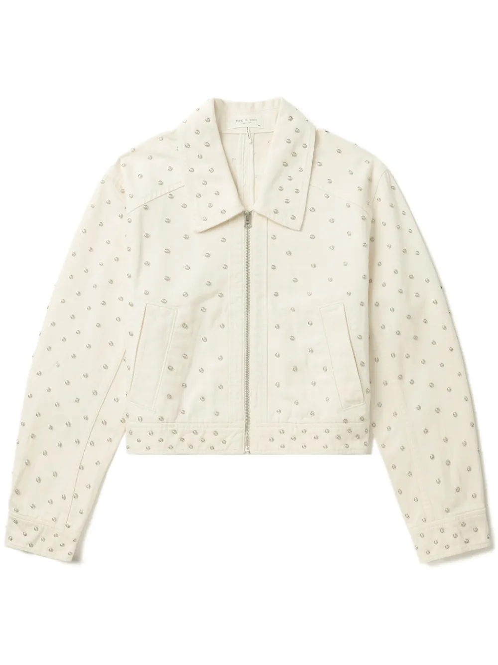 Джинсовая куртка Anya rag & bone, нейтральный 
Джинсовая куртка Anya rag & bone, нейтральный