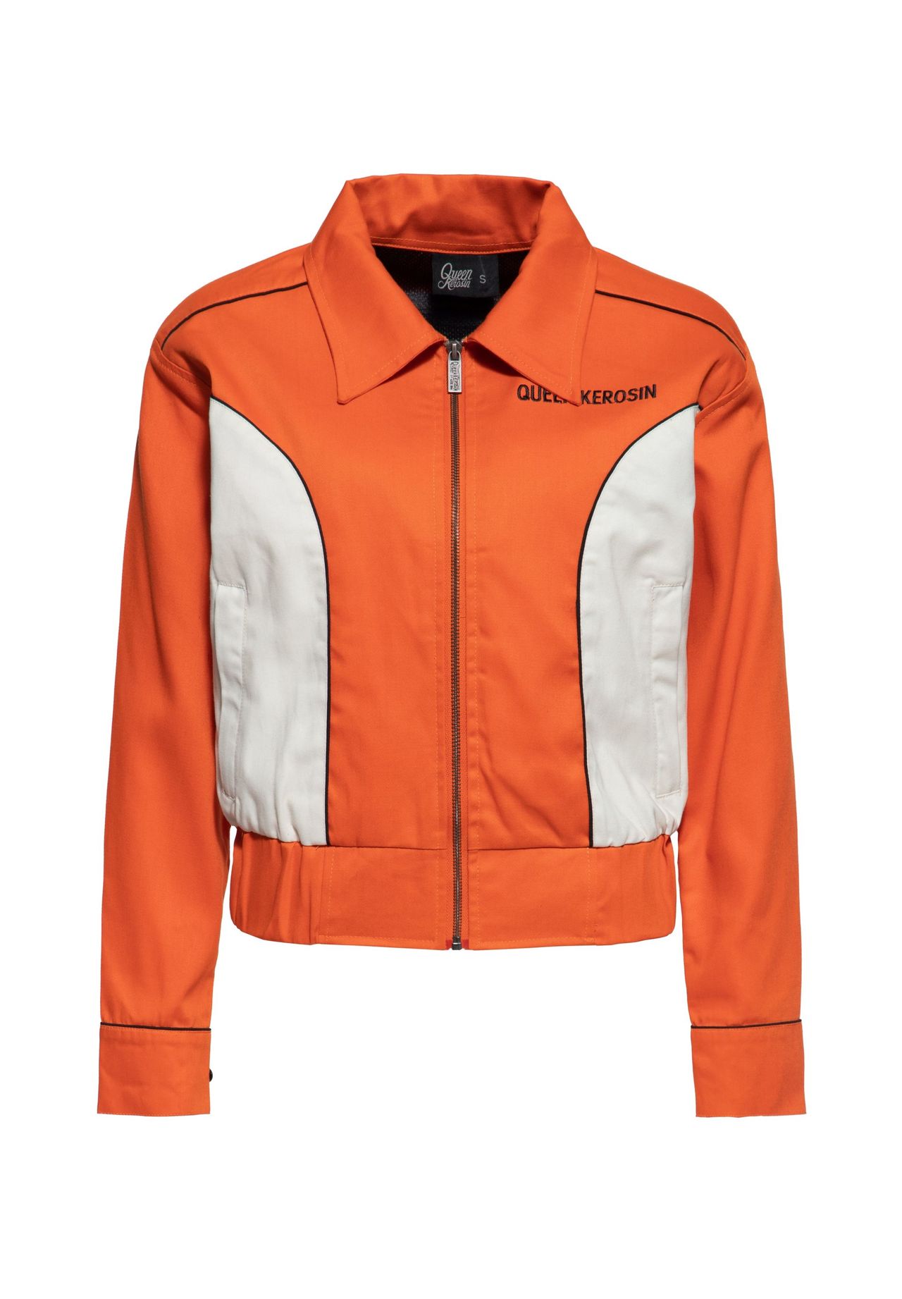 Блузон-жакет в характерном винтажном калифорнийском стиле QUEEN KEROSIN, оранжевый
Блузон-жакет в характерном винтажном калифорнийском стиле QUEEN KEROSIN, оранжевый