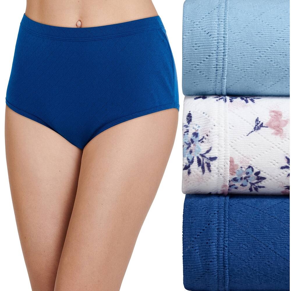 Женские трусы Jockey Elance Breathe, комплект из 3 трусов Pointelle 1542, цвет Tropic Bouquet
Женские трусы Jockey Elance Breathe, комплект из 3 трусов Pointelle 1542, цвет Tropic Bouquet