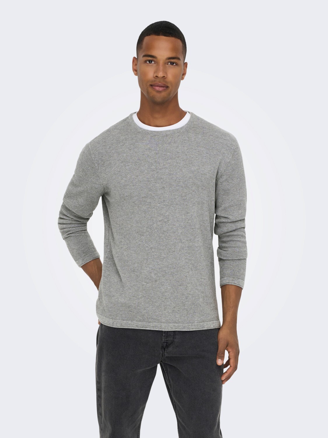 Пуловер ONLY Dünner Langarm Strick Rundhals Basic Sweater ONSPANTER, серый
Пуловер ONLY Dünner Langarm Strick Rundhals Basic Sweater ONSPANTER, серый