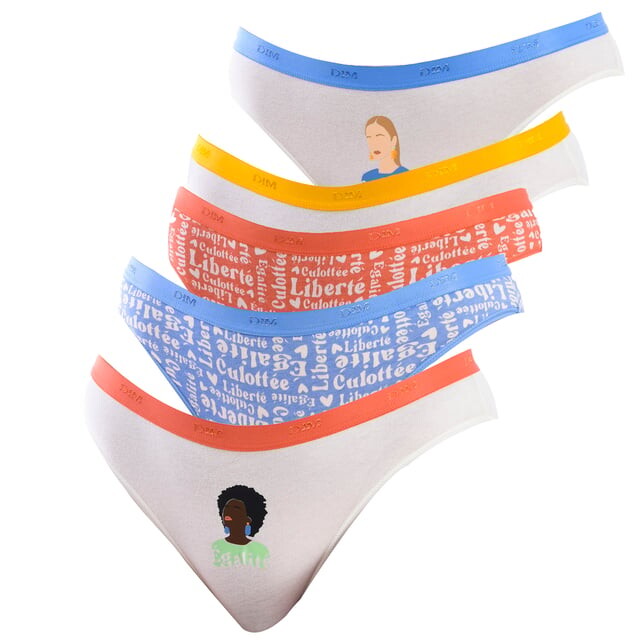 Набор из 5 женских хлопковых эластичных трусиков d4c17 Dim, мультиколор
Набор из 5 женских хлопковых эластичных трусиков d4c17 Dim, мультиколор