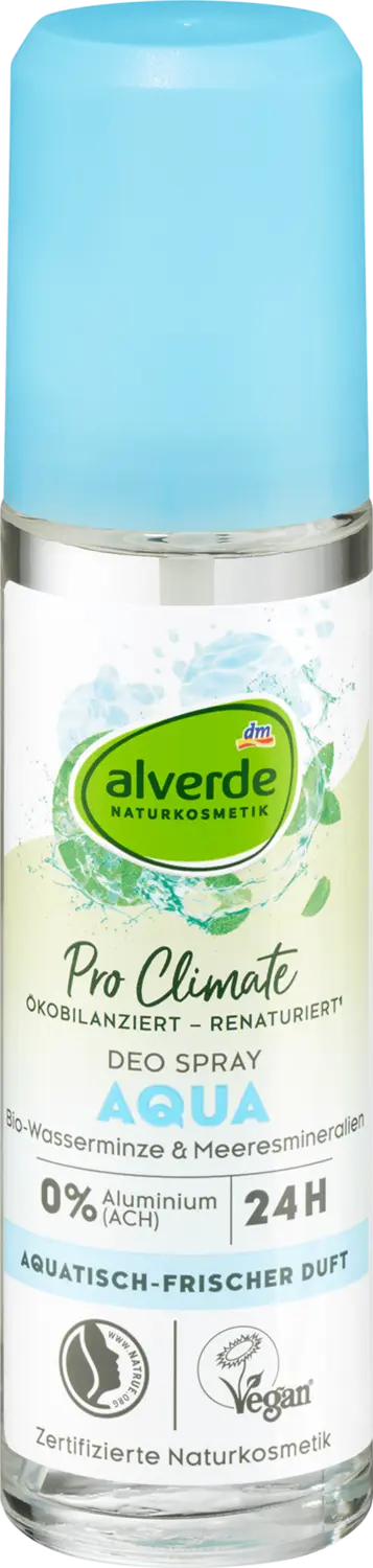 Дезодорант alverde NATURKOSMETIK Deo Zerstäuber Aqua, 75 ml
Дезодорант alverde NATURKOSMETIK Deo Zerstäuber Aqua, 75 ml