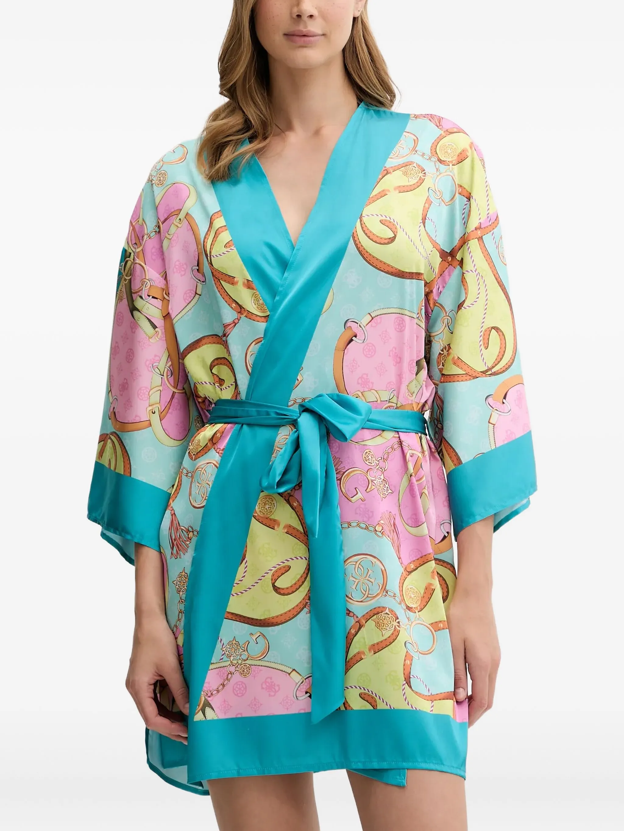 Накидка с запахом и принтом Guess Usa, синий
Накидка с запахом и принтом Guess Usa, синий