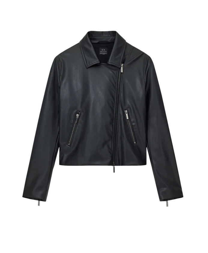 Асимметричная куртка на молнии Armani Exchange, черный
Асимметричная куртка на молнии Armani Exchange, черный