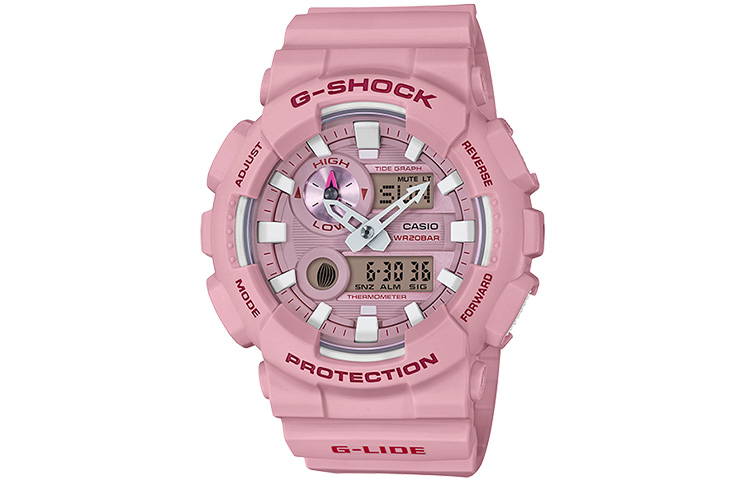 Мужские розовые часы GAX-100CSA-4A CASIO 
Мужские розовые часы GAX-100CSA-4A CASIO