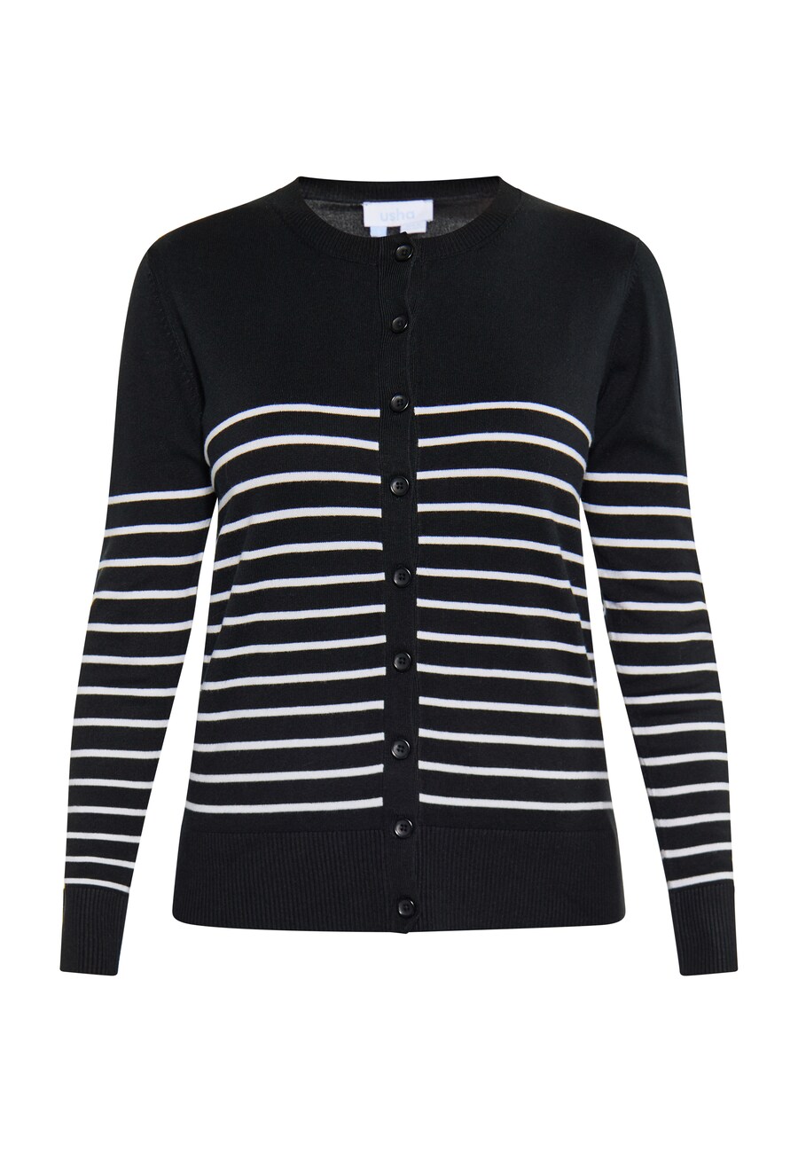 Вязаный кардиган usha BLUE LABEL Knit Cardigan, черный
Вязаный кардиган usha BLUE LABEL Knit Cardigan, черный