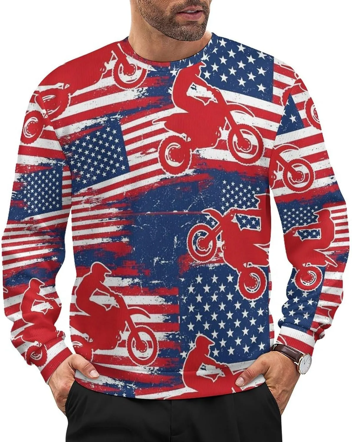 Мужской свитер свободного кроя с длинными рукавами Meaudiwes
Мужской свитер свободного кроя с длинными рукавами Meaudiwes